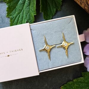 🦋LAST🦋 NWT Tramps+Thieves Ora 14k Gold Fill Earrings